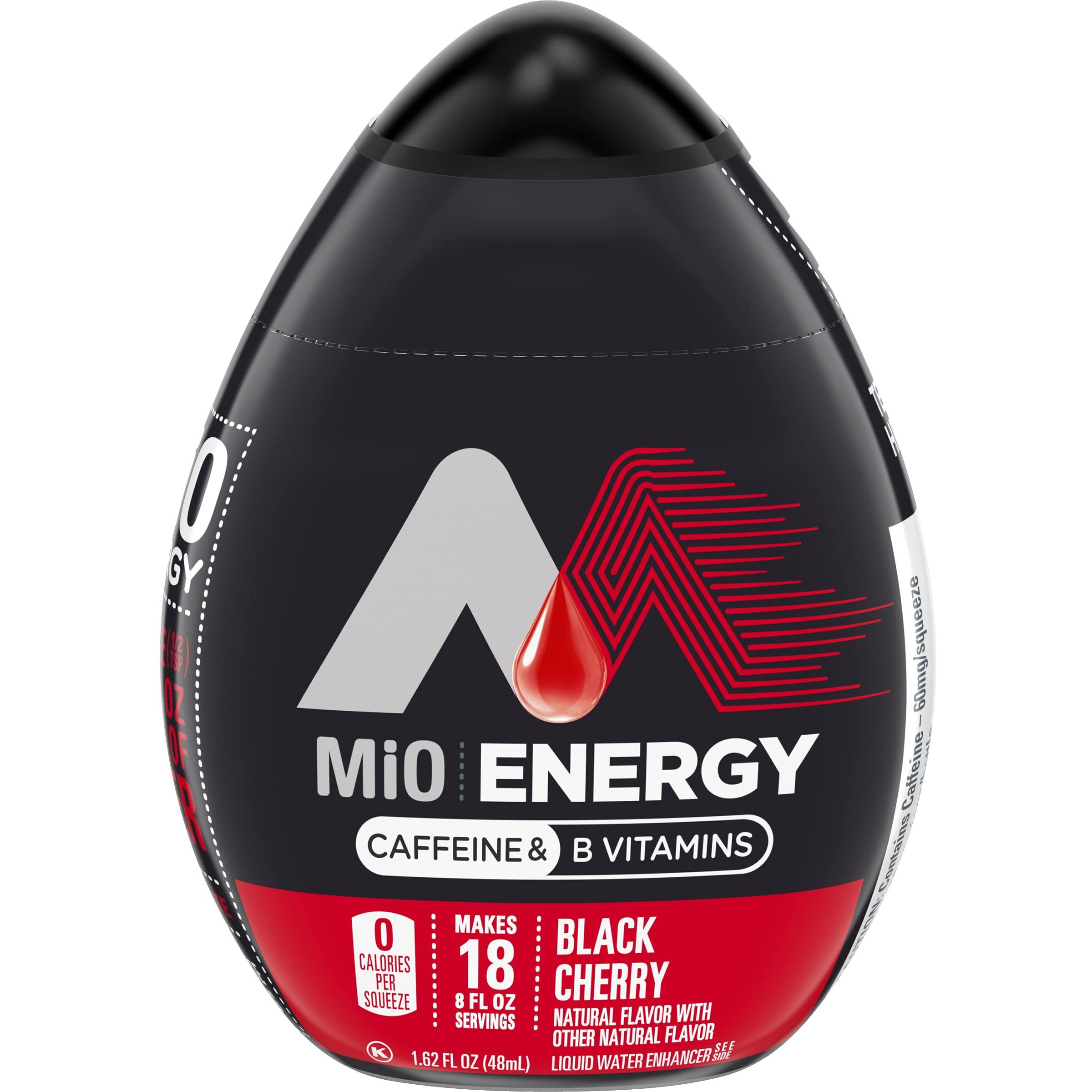 Mio Energy Liquid Water Enhancer, Black Cherry, 1.62 Oz, 4-Pack