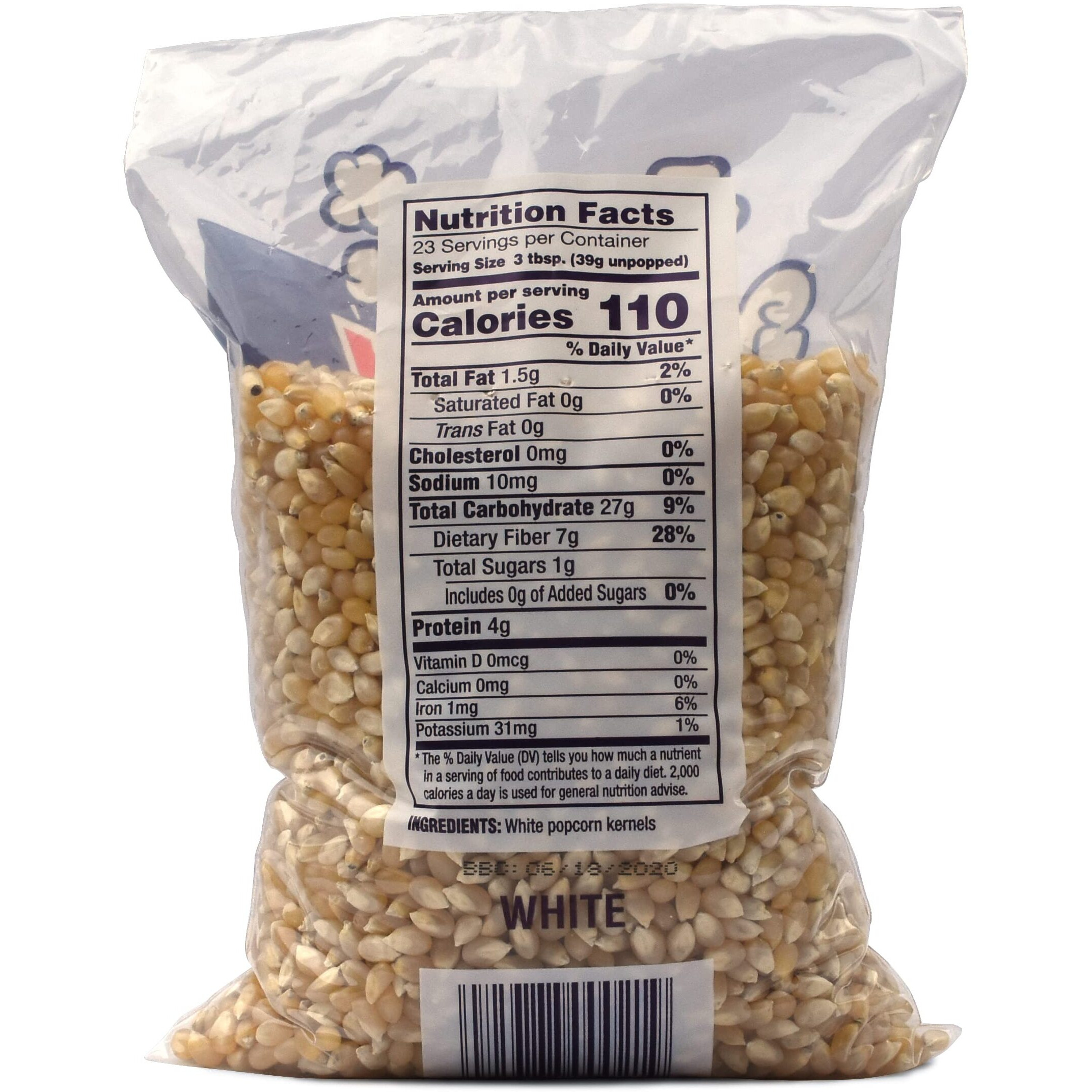 Snappy White Popcorn Kernels, 2 Lbs