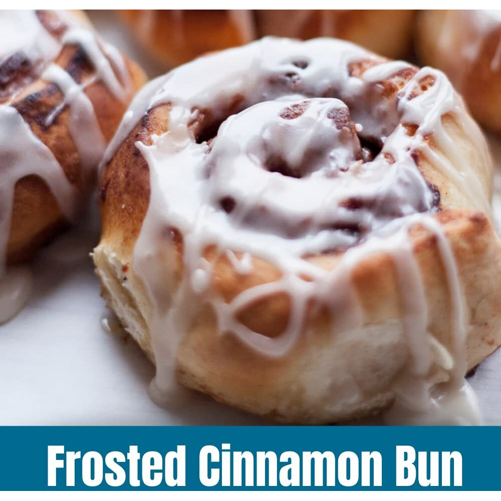 Door County Coffee Frosted Cinnamon Buns Flavored Coffee Whole Bean | 10 Oz Bag | Flavored Whole Bean Medium Roast | 100% Specialty Arabica Coffee | Flavored Gourmet Coffee | Frosted Cinnamon Buns