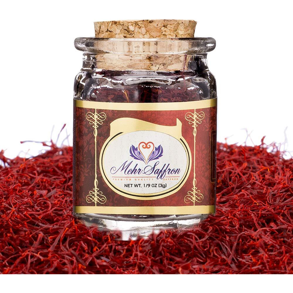 Mehr Saffron, Premium All Red Saffron/1/9 Oz (3 Gram)