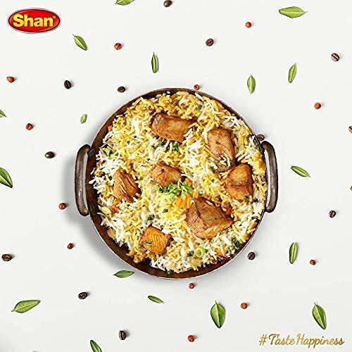 Shan - Biryani Masala Seasoning Mix (50G) - Spice Packets For Spicy Meat Layered Pilaf (Pack Of 3)