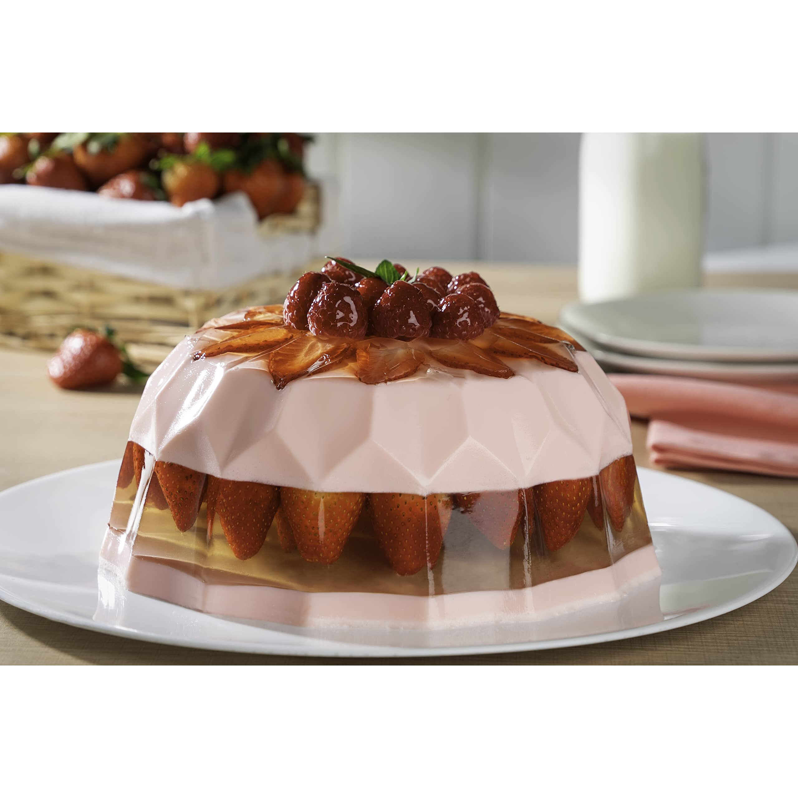 D'Gari Gelatin Dessert Strawberry- Dgari Fresa 5 Pack (Strawberry)