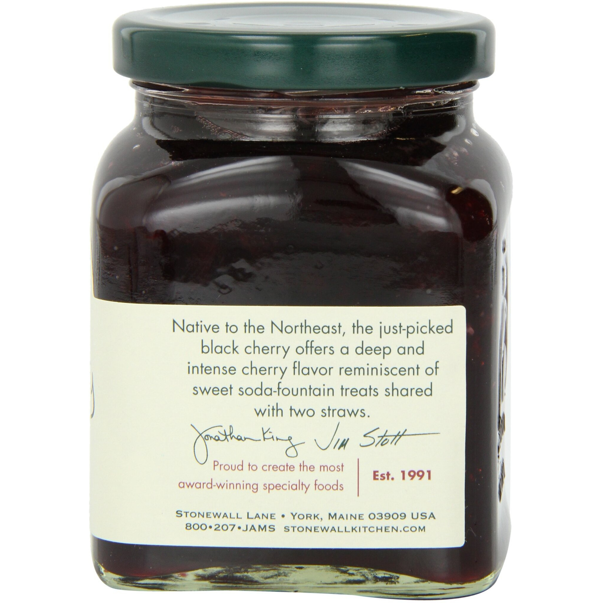 Stonewall Kitchen Jam, Black Cherry, 12 Ounce