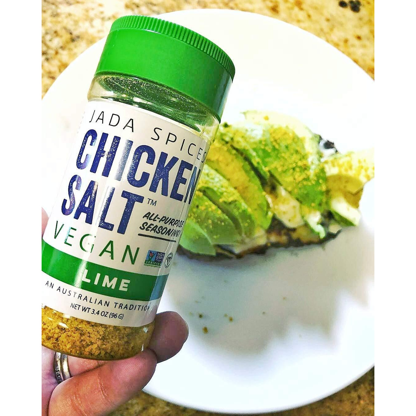 Jada Spices Chicken Salt Spice And Seasoning - Lime Flavor - Vegan, Keto & Paleo Friendly - Perfect For Cooking, Bbq, Grilling, Rubs, Popcorn And More - Preservative & Additive Free