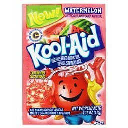 Kool-Aid Watermelon Unsweetened Soft Drink Mix 24 Pack Lot - Gluten Free