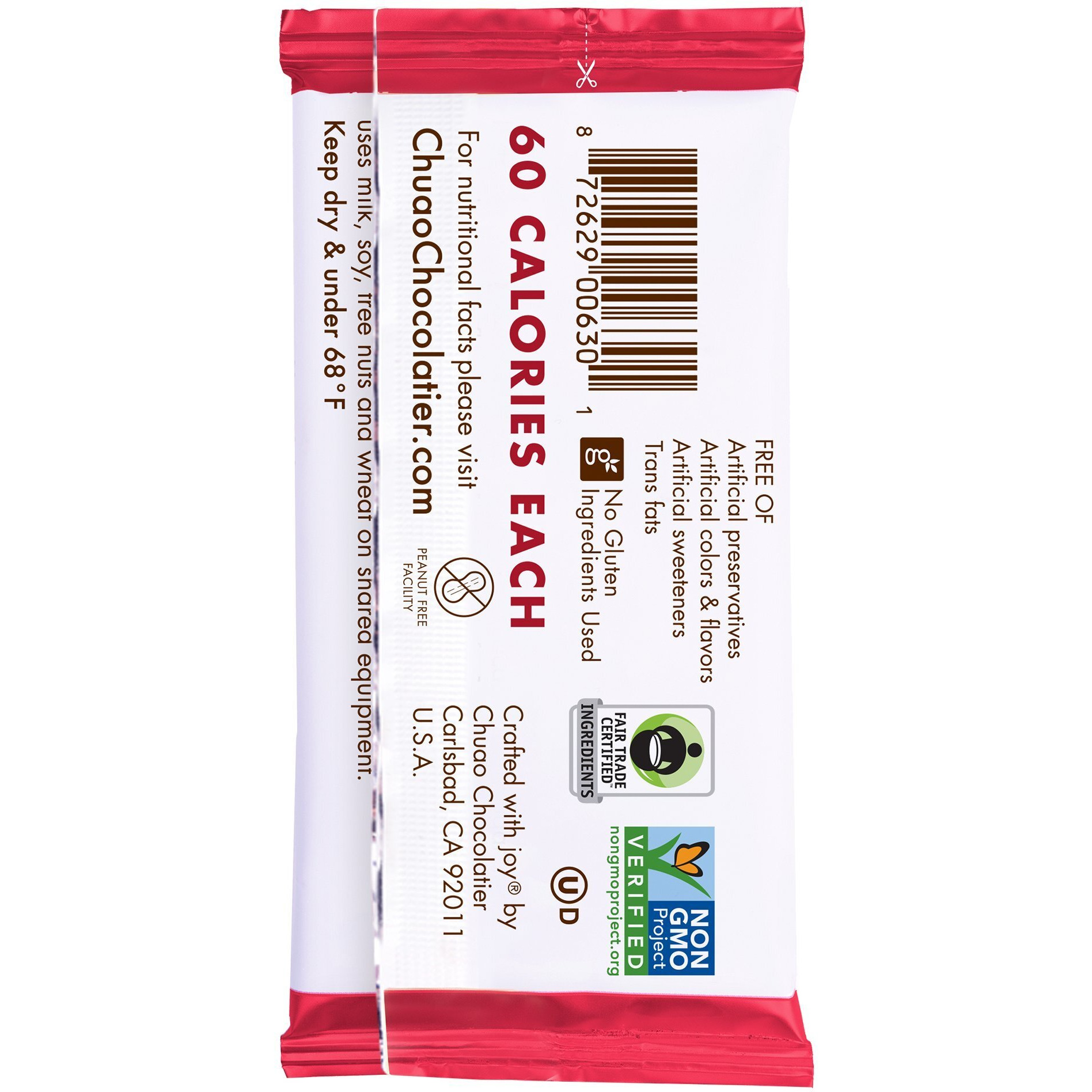 Chuao Chocolatier Spicy Maya Dark Chocolate Mini Bars | Gourmet Chocolate Cinnamon Cayenne Artisan European No Preservatives | For Gift Baskets, Christmas, Valentines Day, Gifts For Women, Men, Birthday, Thank You, Care Package | 24 Pack