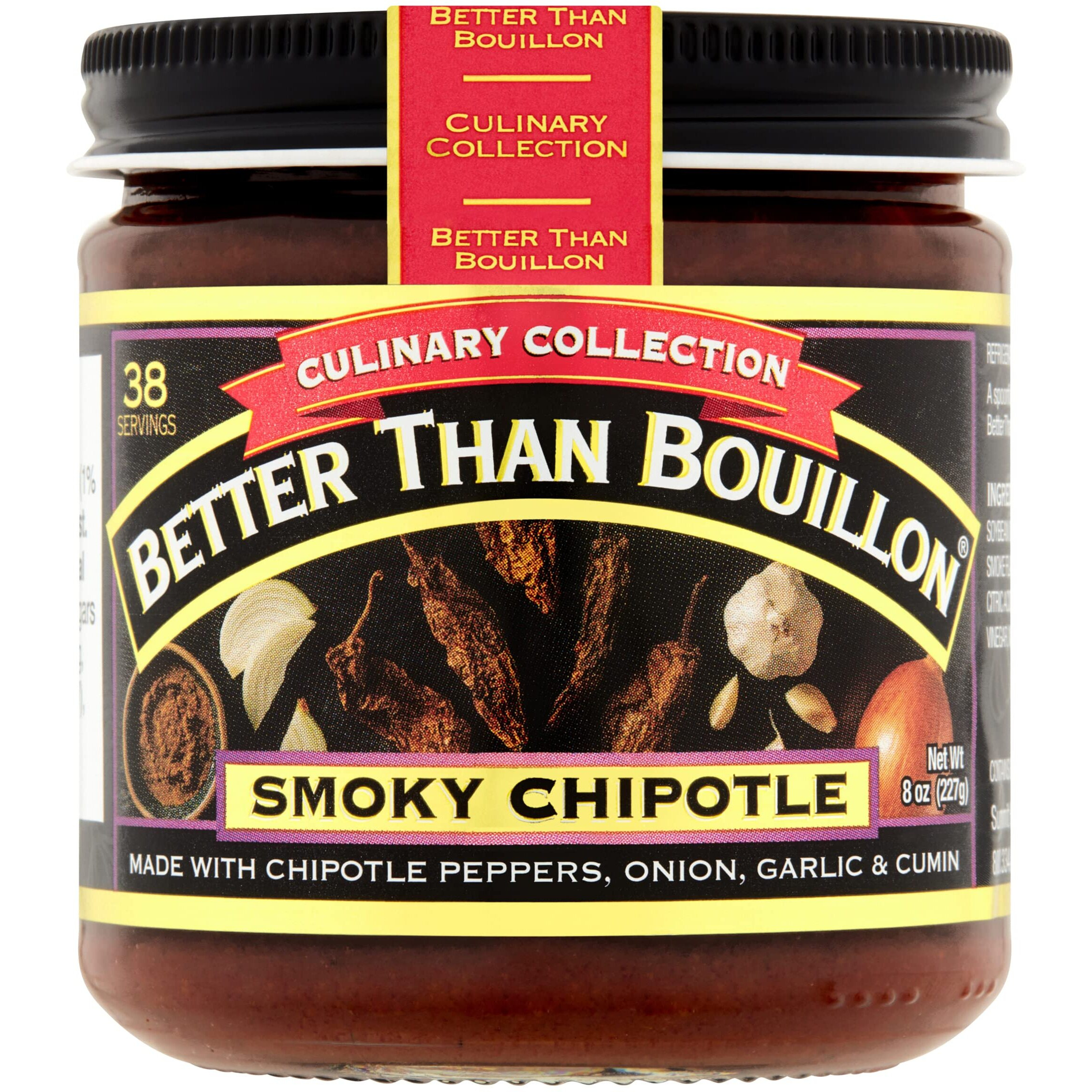 Better Than Bouillon Culinary Collection Base, Smoky Chipotle Base, Contains 38 Servings Per Jar, 8-Ounce Glass Jar (Pack Of 1)