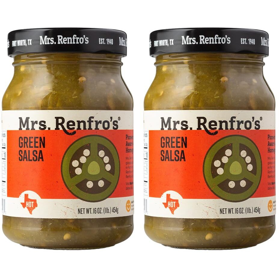 Mrs. Renfros Green Salsa - Gluten Free (16-Oz. Jars, 2-Pack)