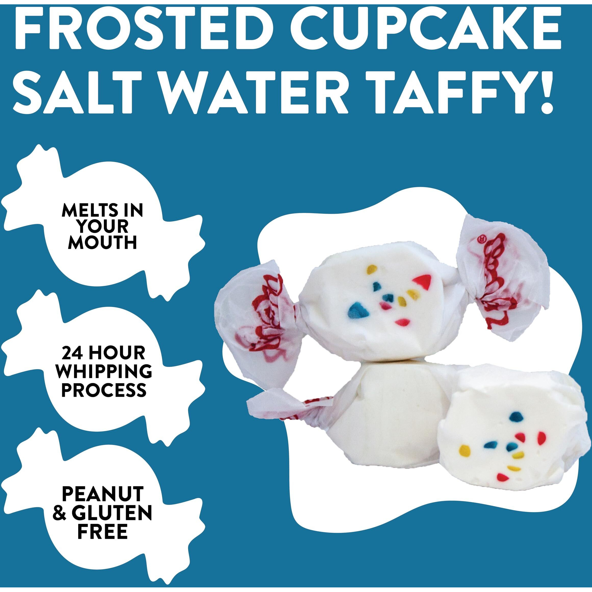 Taffy Town Saltwater Taffy, Frosted Cupcake, 2.5Lb