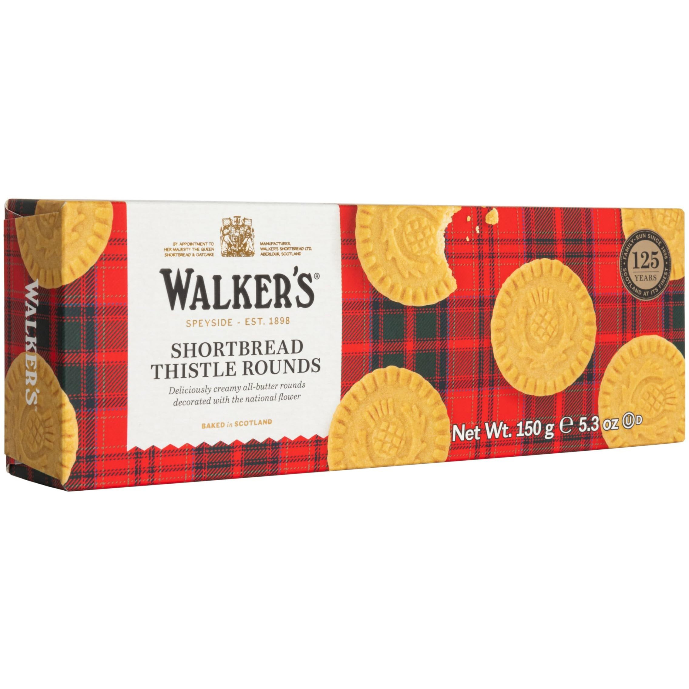 Walkers Pure Butter Shortbread Rounds, 5.3 Oz