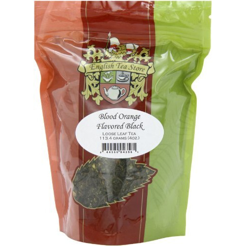 English Tea Store Loose Leaf, Blood Orange Flavored Black Tea - 4Oz, 4 Ounce