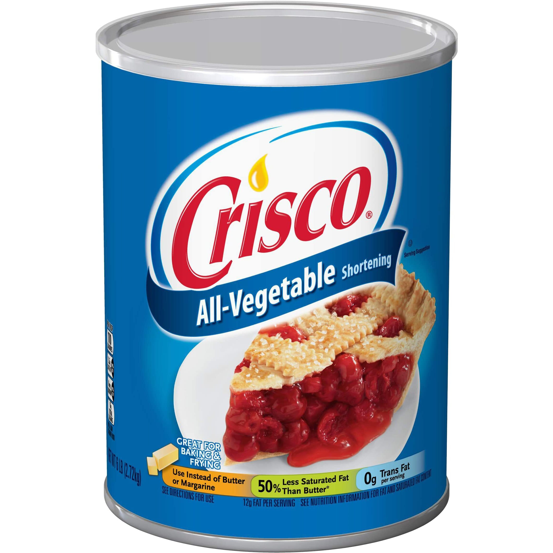 Crisco All-Vegetable Shortening, 6 Pounds