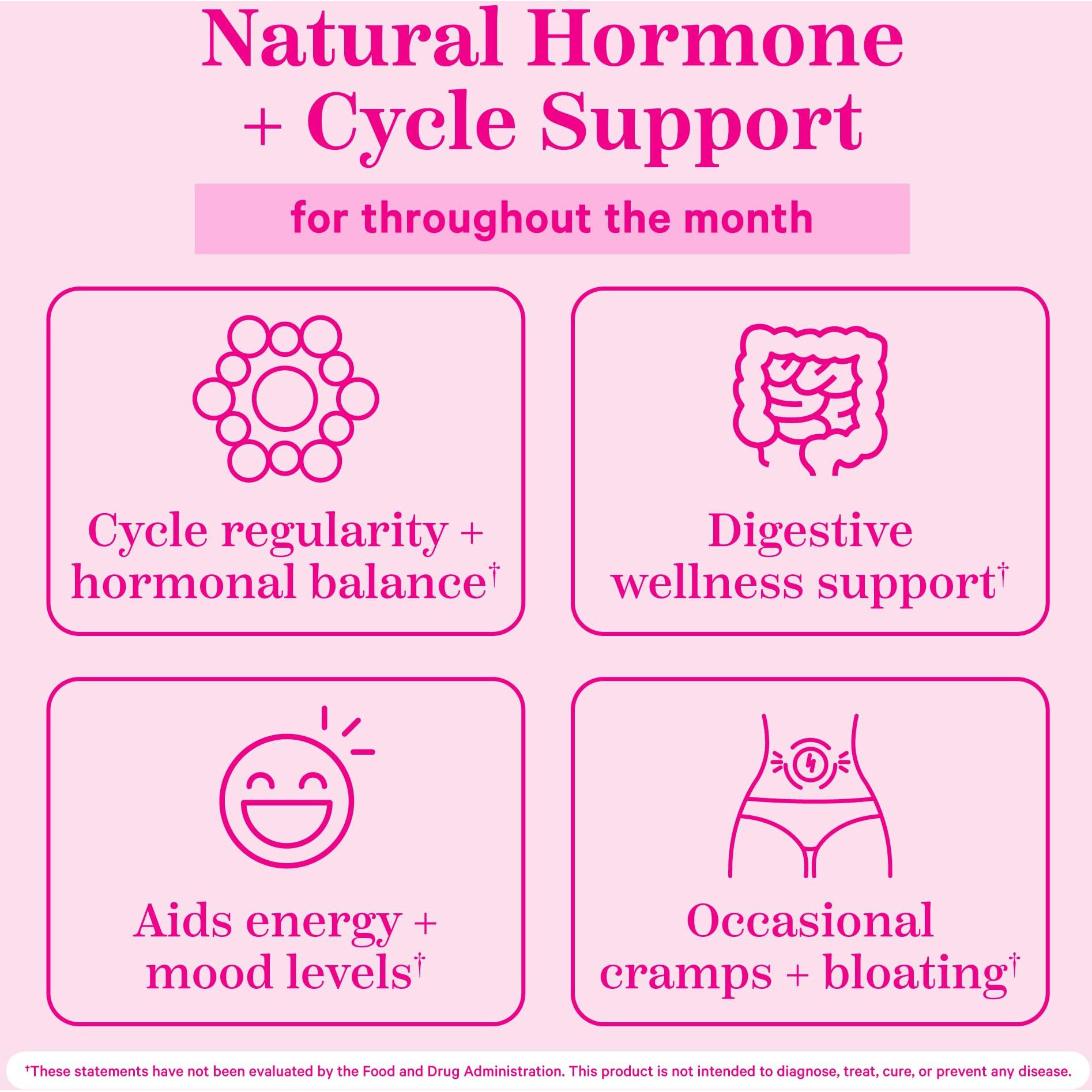 Pink Stork Organic Pms Tea For Hormone Balance, Mood Swings, Bloating, And Period Regularity - 8 Herbs - Vitex, Red Raspberry Leaf, Chamomile - Caffeine-Free - 15 Sachets, Hot Or Iced