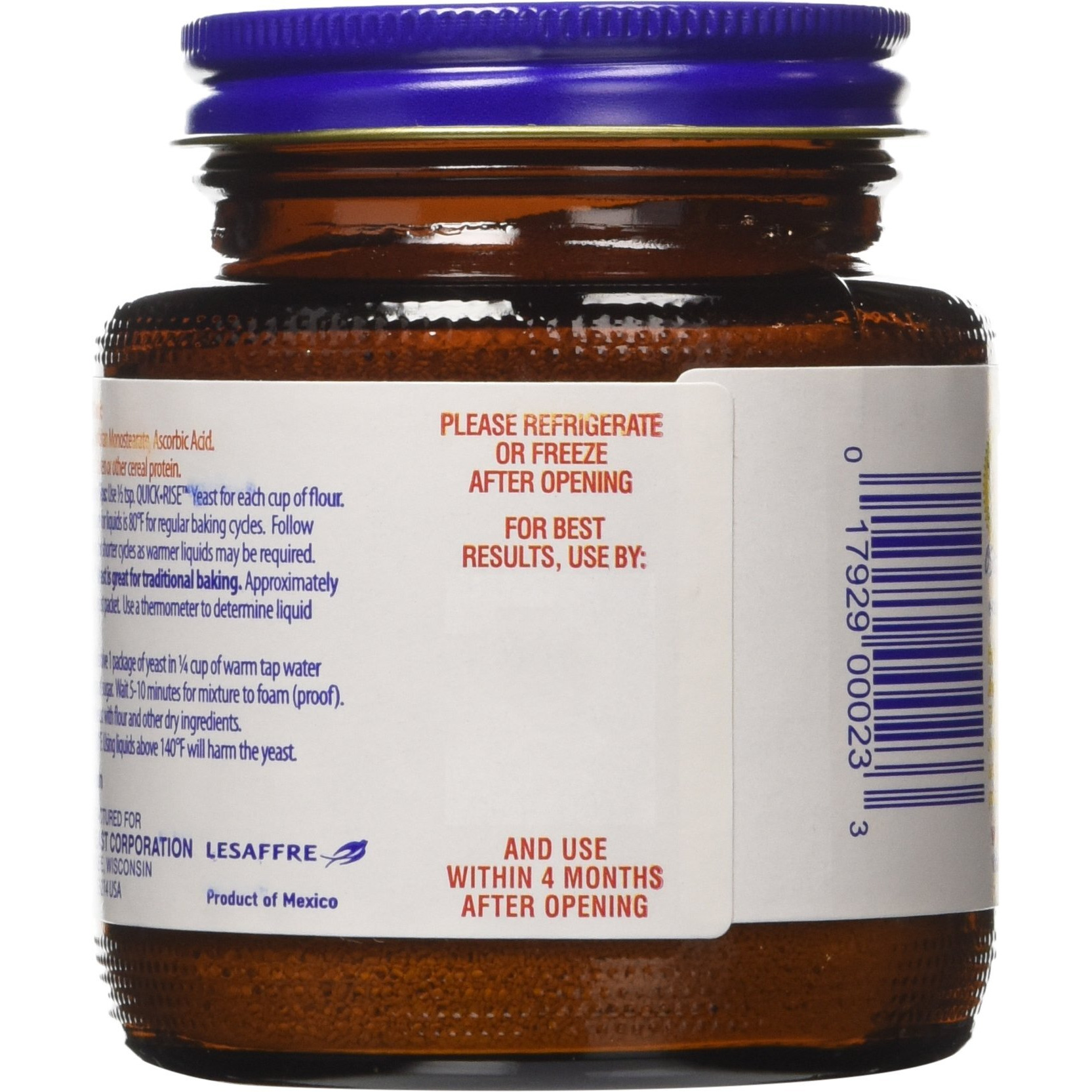 Red Star Bread Machine Yeast, 4 Oz