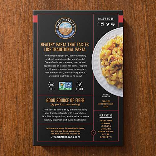 Dreamfields Healthy Pasta Living Elbows, 13.25-Ounce Boxes (Pack Of 6)