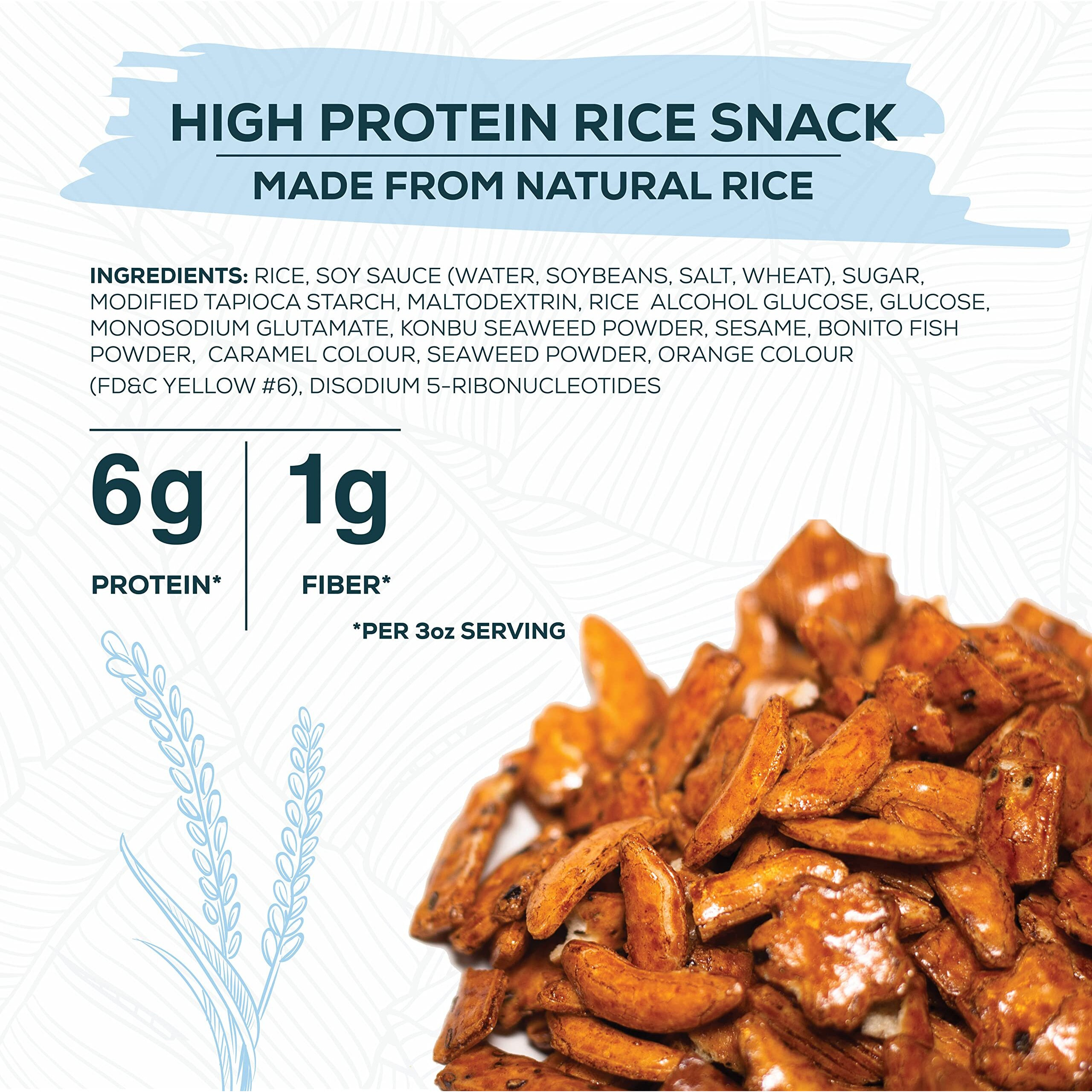 Aloha Right Now Premium Mixed Arare Rice Crackers Mochi Crunch Japanese Hawaiian Style Asian Snack Mix (2Lb (Pack Of 1))