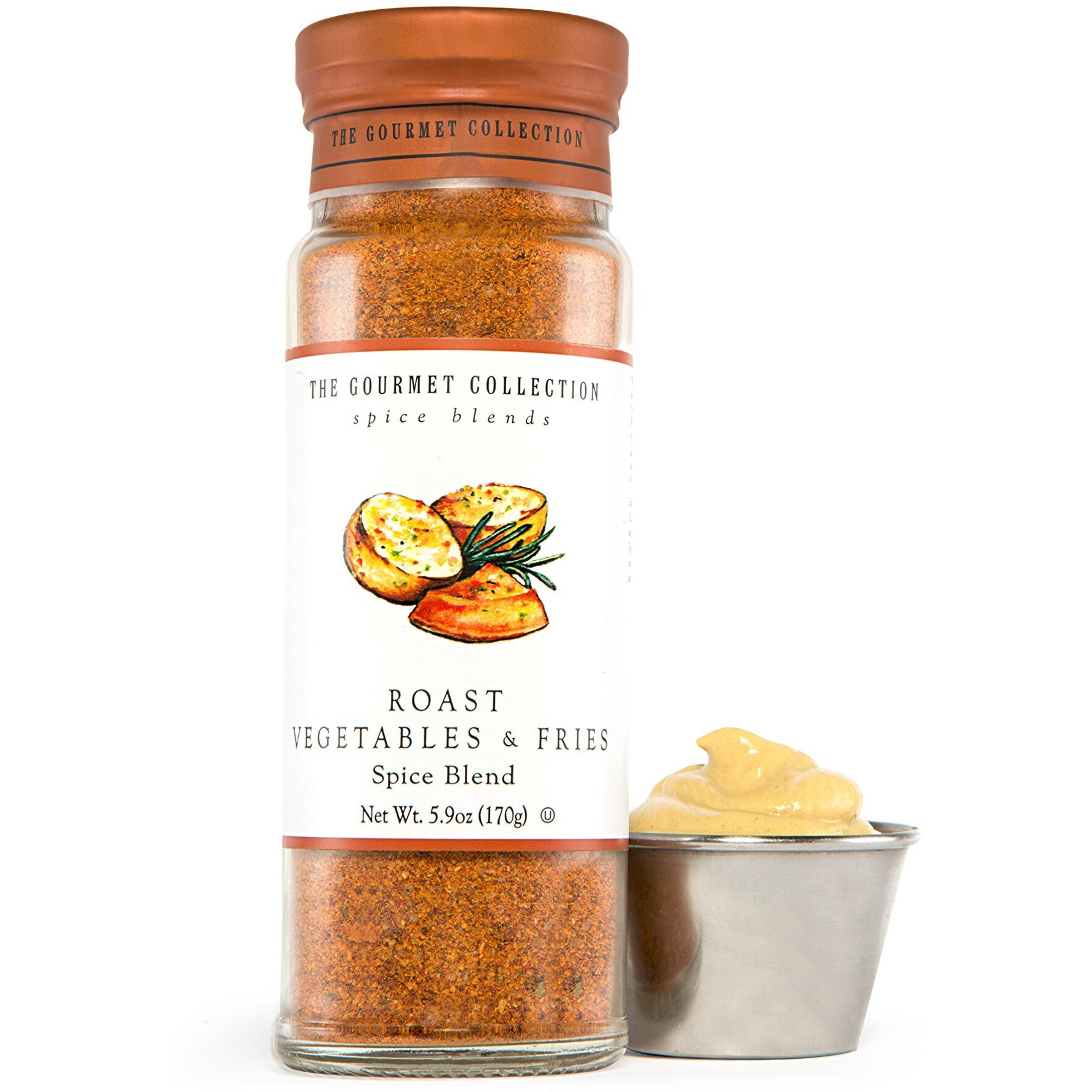 The Gourmet Collection Seasoning Blends Roast Vegetables & Fries Spice Blend Seasoning For Cooking Sweet Potatoes, Fries, Cauliflower Rice, Veggies