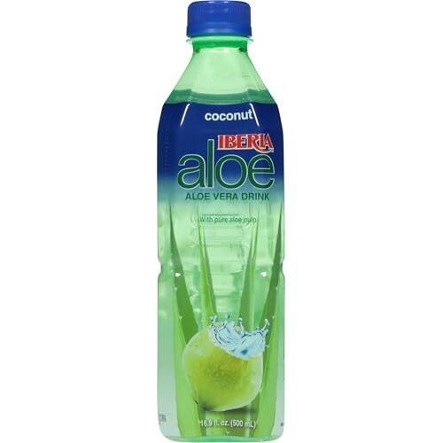 Iberia Aloe Vera Juice Drink, Coconut, 16.9 Fl Oz (Pack Of 8)