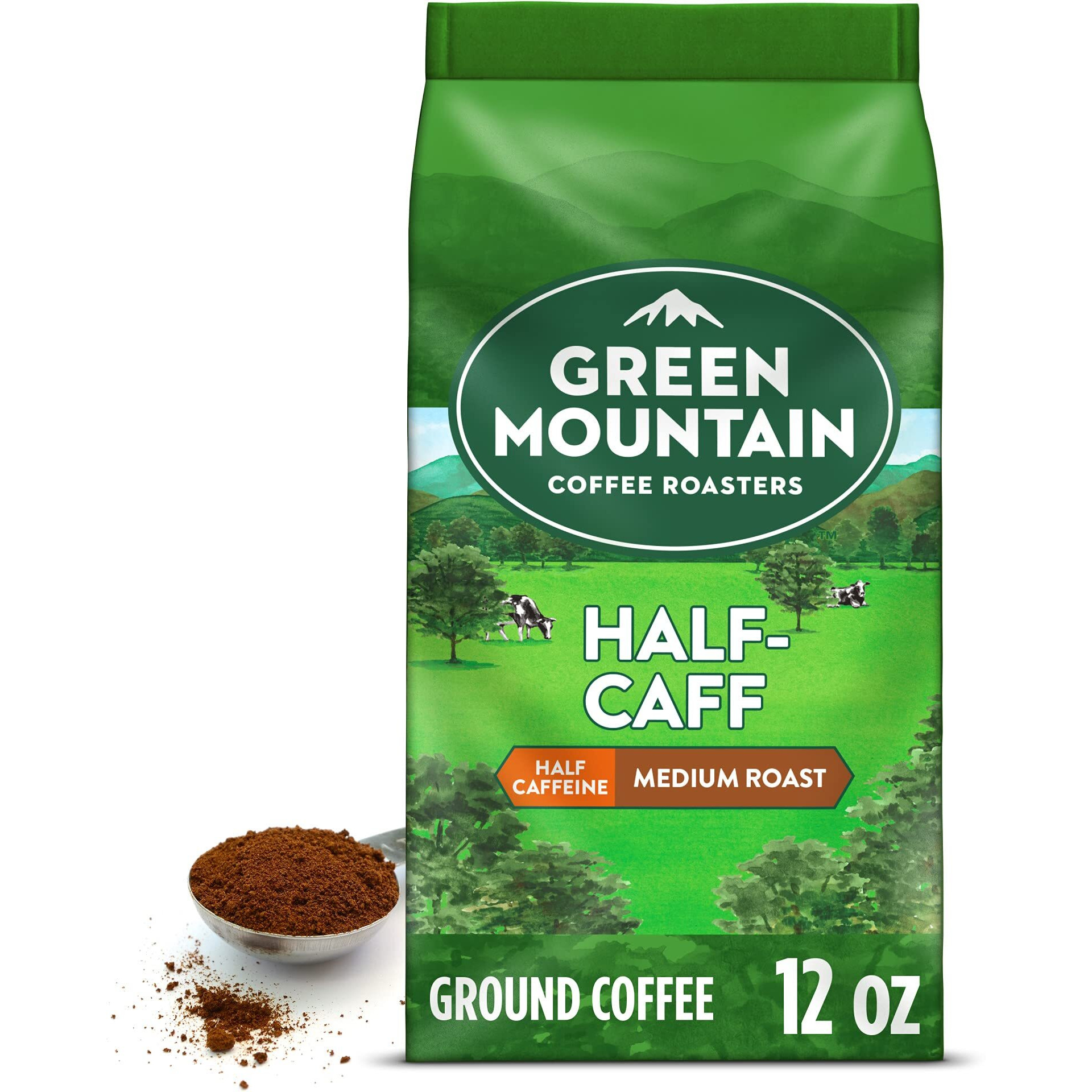 Green Mountain Coffee Roasters Half-Caff, 12 Oz. Ground