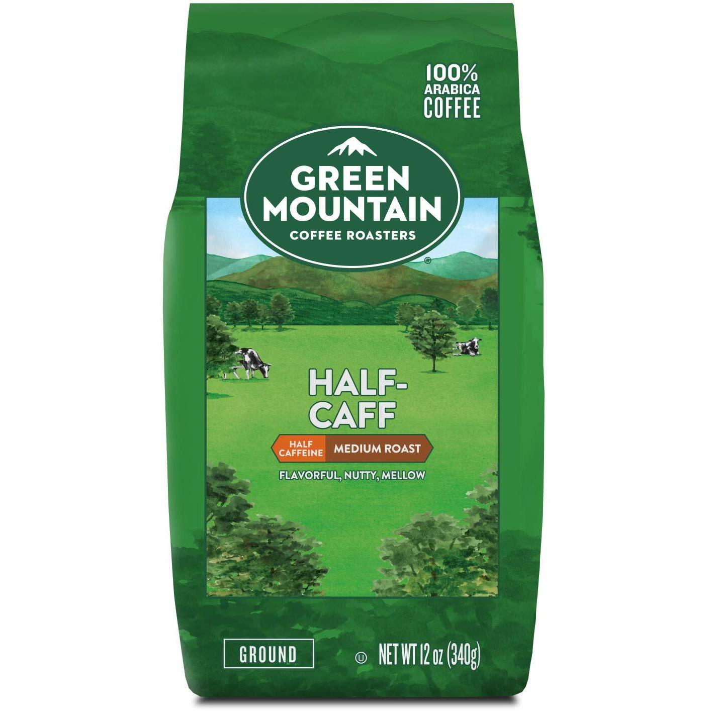 Green Mountain Coffee Roasters Half-Caff, 12 Oz. Ground