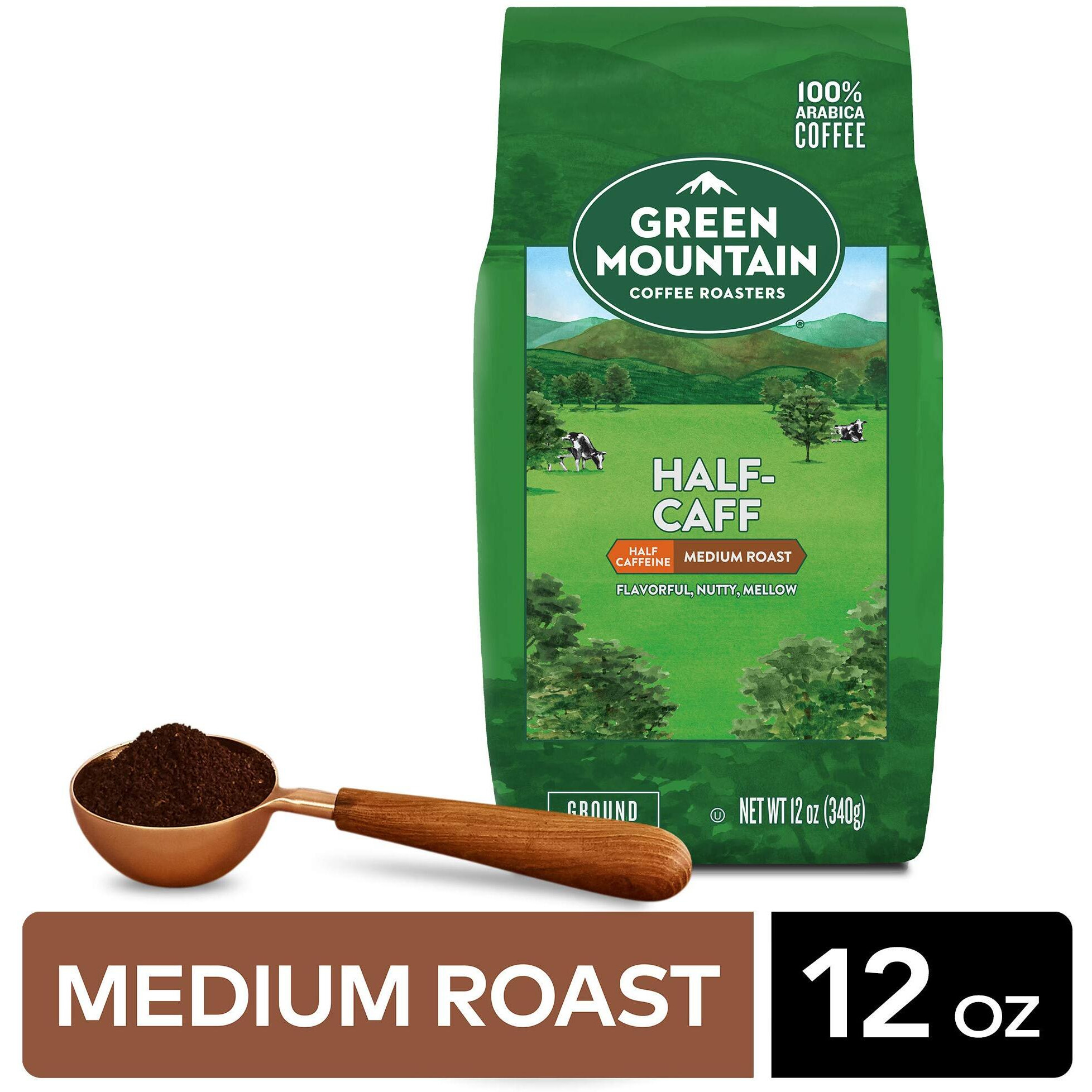 Green Mountain Coffee Roasters Half-Caff, 12 Oz. Ground