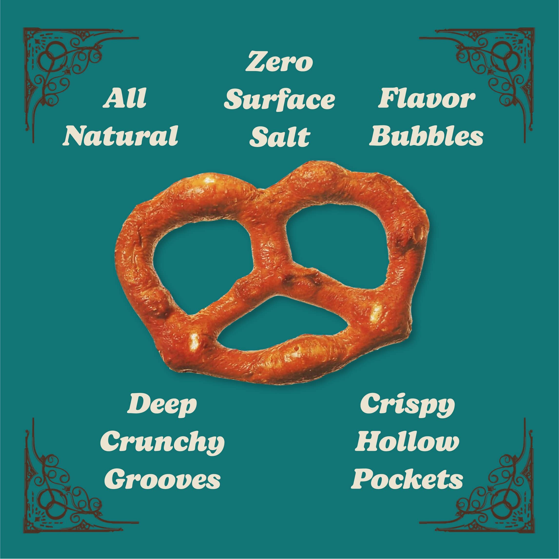 Unique Snacks- Unsalted Splits Pretzels, Homestyle Baked, Certified Ou Kosher And Non-Gmo, 11 Oz Bag (6 Pack) No Artificial Flavors 66 Ounce