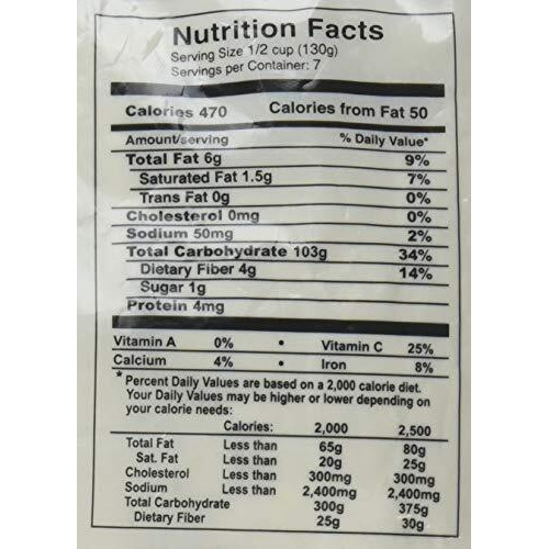 Ola Ola Authentic Pounded Yam Iyan Instant 5Lbs