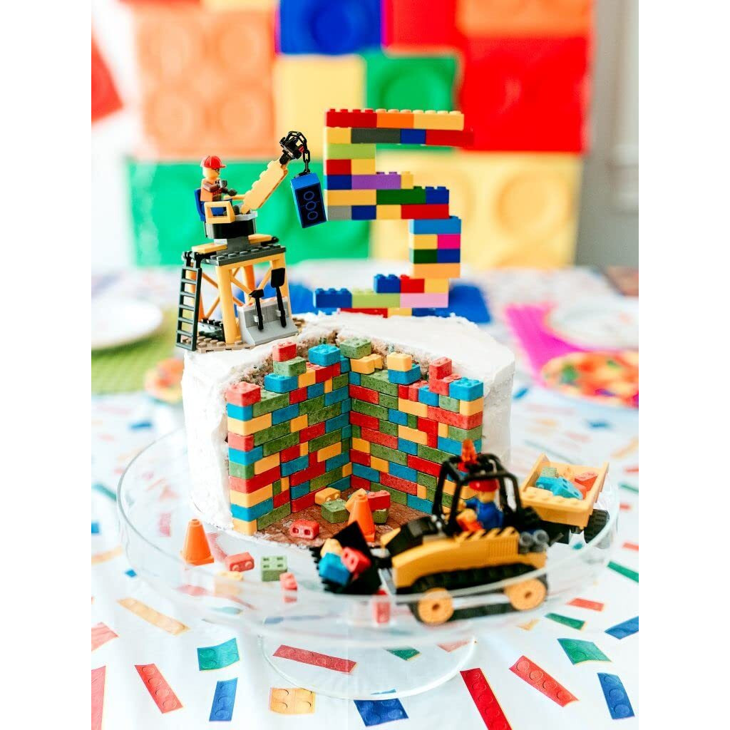 Building Blocks Candy - 3 Pound Bag - Building Block Candies - Candy Bricks Assorted Flavors - Edible Blocks Assortment