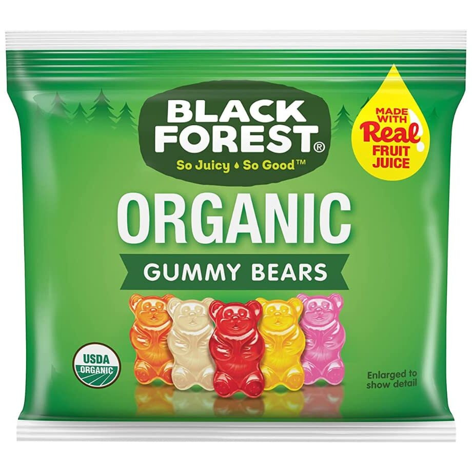 Black Forest Organic Gummy Bears, 65 Pk. Net Wt, 52 Oz(Pack Of 1)