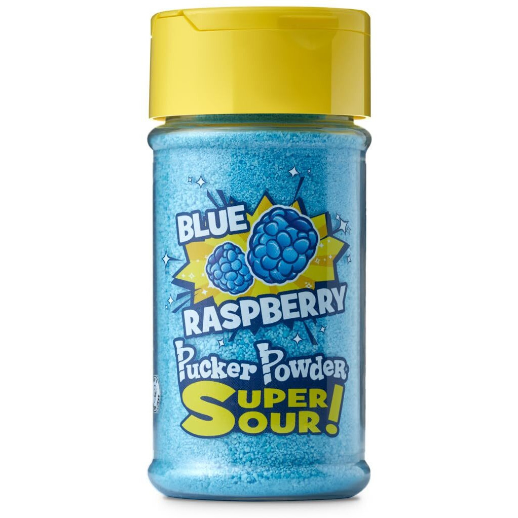 Pucker Powder Super Sour Topping Assortment Pack, Dessert Topping, Candy, Ice Cream Topper, Cupcake And Cake Topper, Gift Pack, Kids Parties, Cocktail Rimmer - 4 Pack