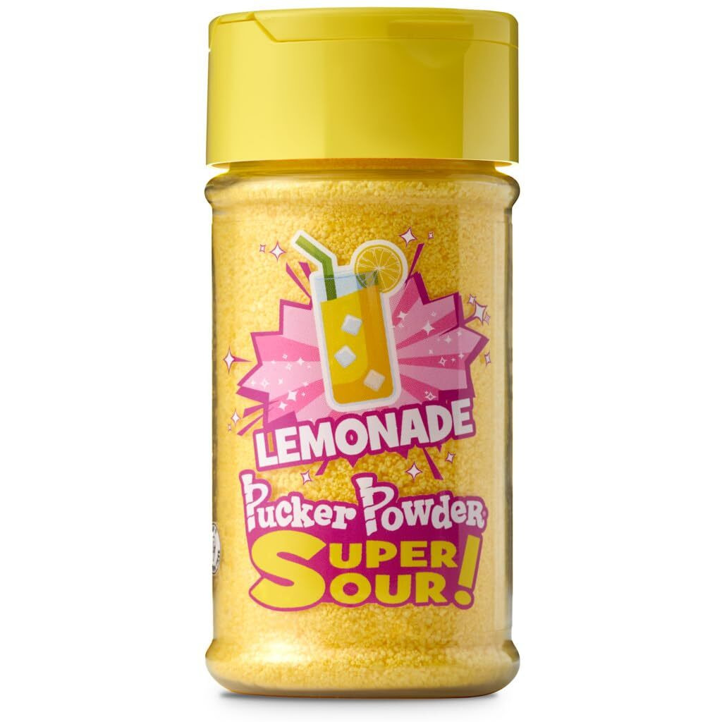 Pucker Powder Super Sour Topping Assortment Pack, Dessert Topping, Candy, Ice Cream Topper, Cupcake And Cake Topper, Gift Pack, Kids Parties, Cocktail Rimmer - 4 Pack