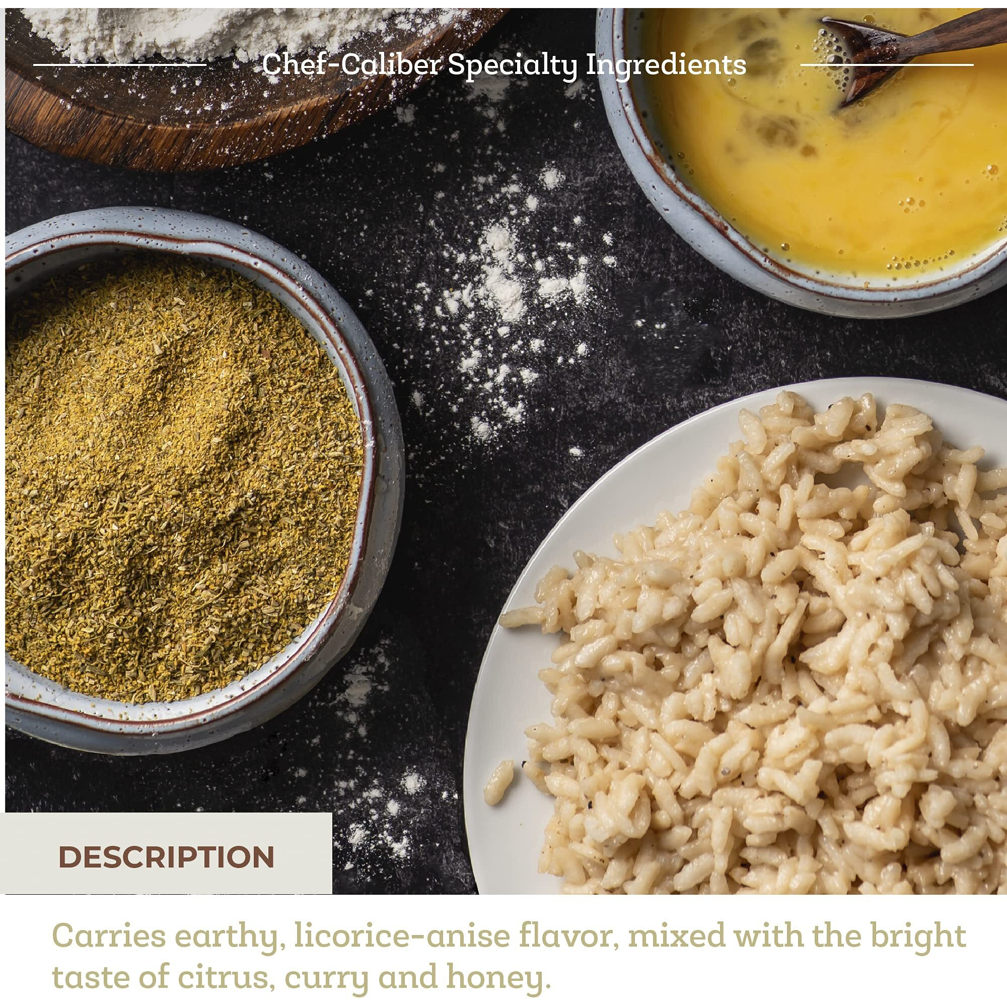 Fresh & Wild | Wild Italian Fennel Pollen | Vegan, Gluten-Free | Great With Rice, Pasta, Risotto, Marinades, Meat & Fish, Or Even Sauces | 1 Oz | Gourmet, Chef-Inspired Ingredients