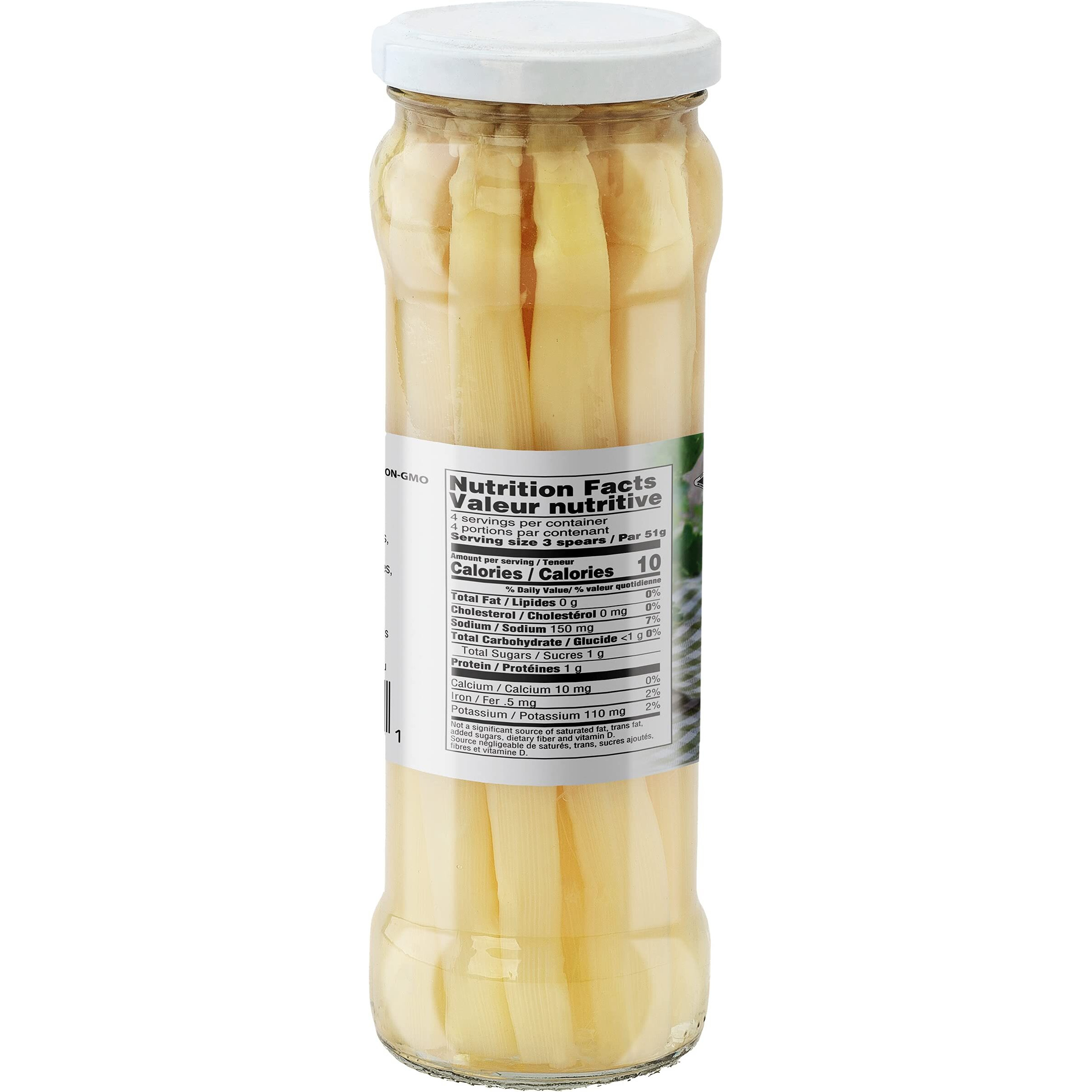 Heaven & Earth White Asparagus Spears 12.5Oz (6 Pack) | All Natural, Zero Fat, Low Calorie, Perfect For Snacking