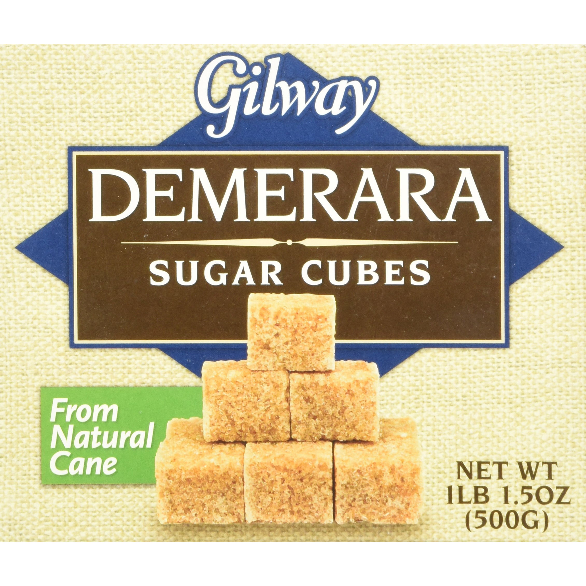 Gilway Demerara Sugar Cubes , 1.50 Ounce (Pack Of 2)
