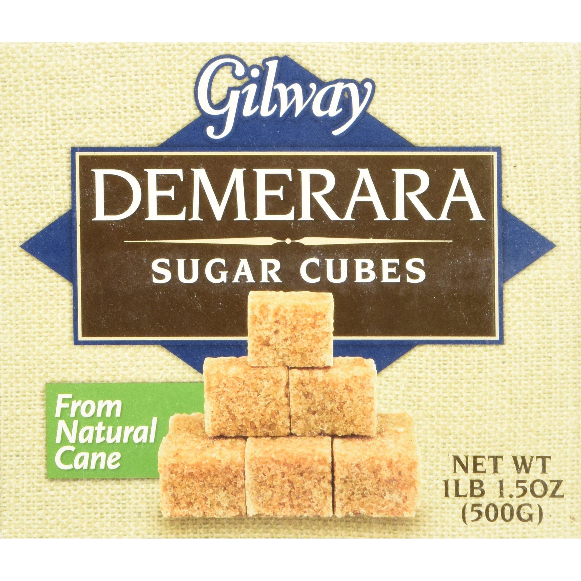 Gilway Demerara Sugar Cubes , 1.50 Ounce (Pack Of 2)