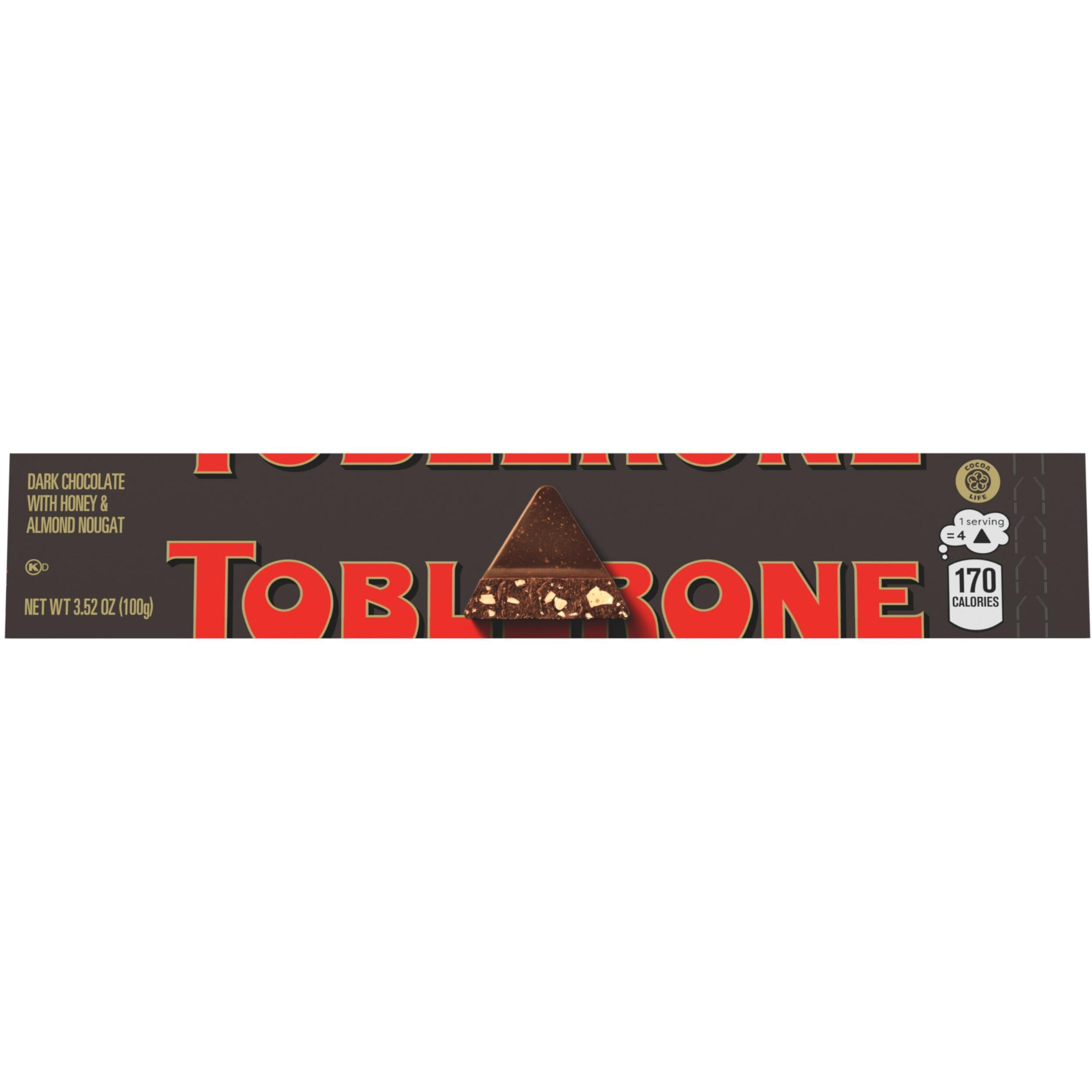 Toblerone Dark Chocolate Bar With Honey And Almond Nougat, 20 - 3.52 Oz Bars