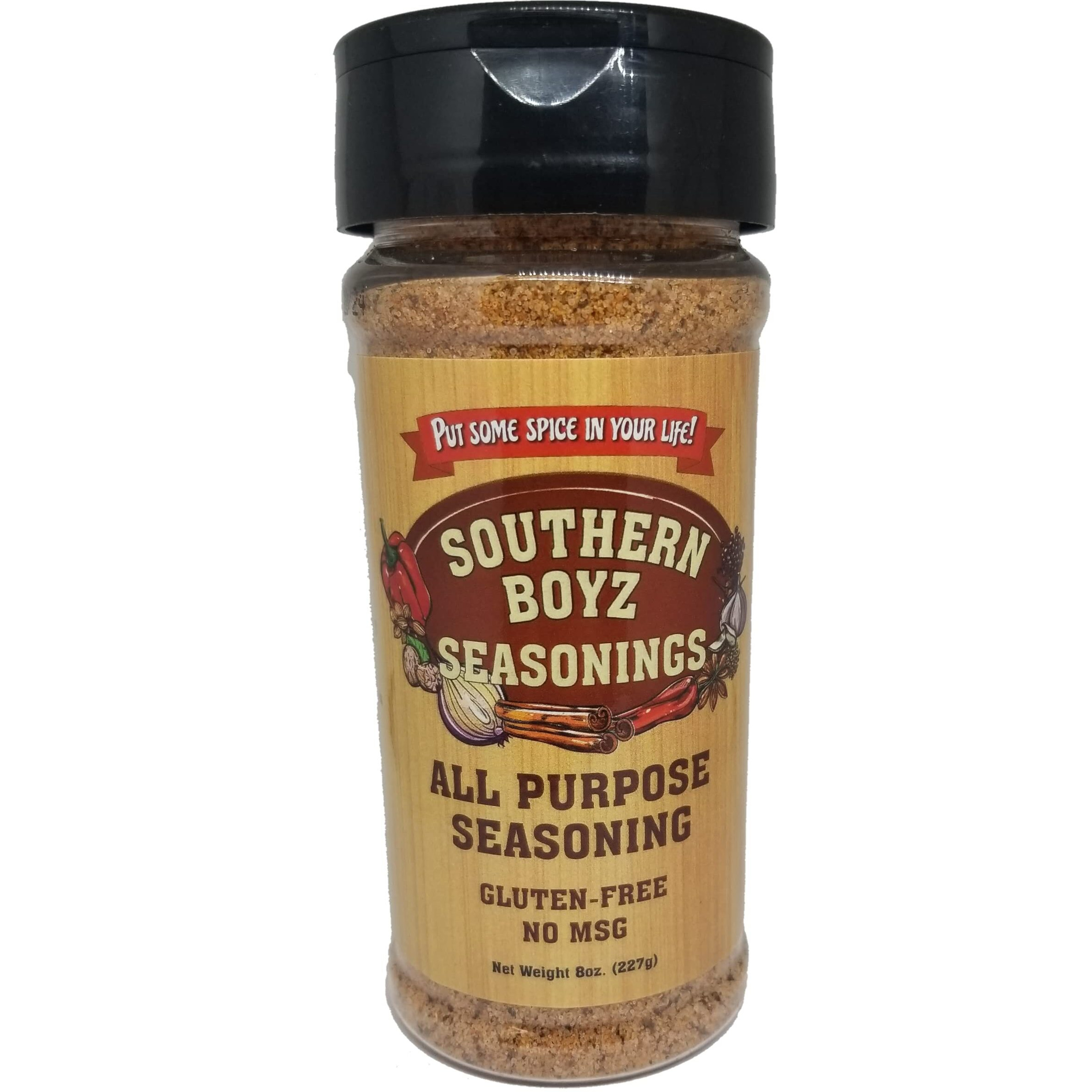 Southern Boyz All Purpose Cajun Creole Seasoning, 8 Ounce Shaker (No Msg, Gluten-Free Blend), 8 Ounce (Pack Of 1)