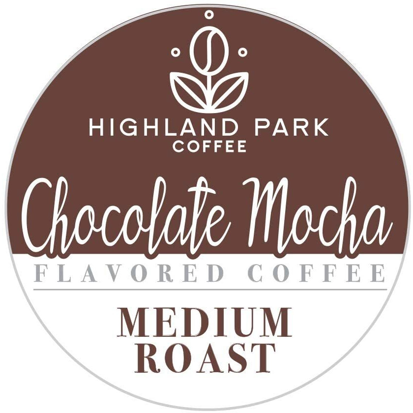 Highland Park Coffee Single Serve Coffee Pods, Chocolate Mocha, Chocolate Mocha, 80.0 Count