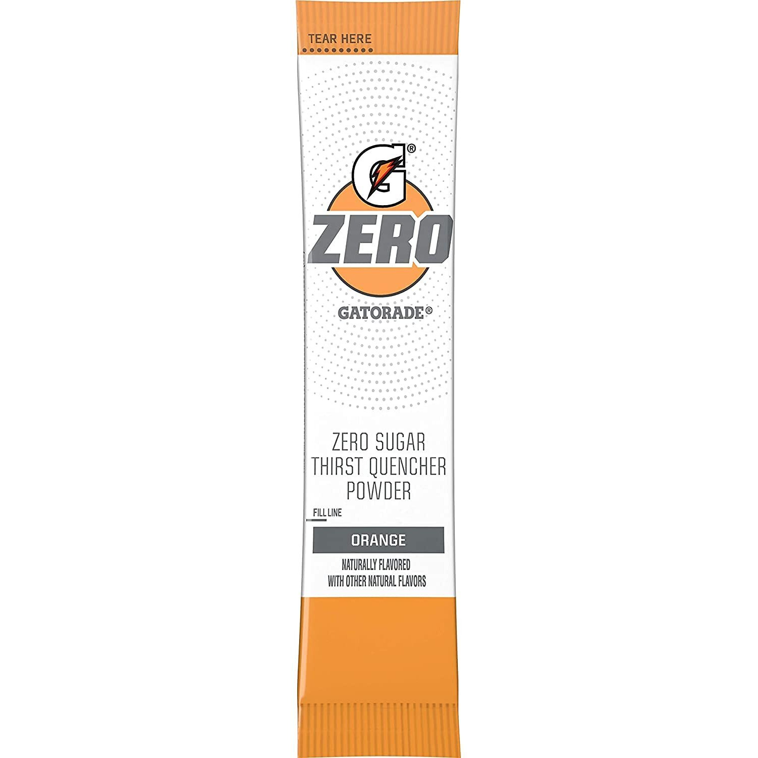 The Gatorade Gatorade G Zero, Sugar Free Powder Sticks, 0.10Oz Packets (Mixes With 20 Ounces Of Water) 10 Pack (Orange), 20 Fl Oz (Pack Of 10)