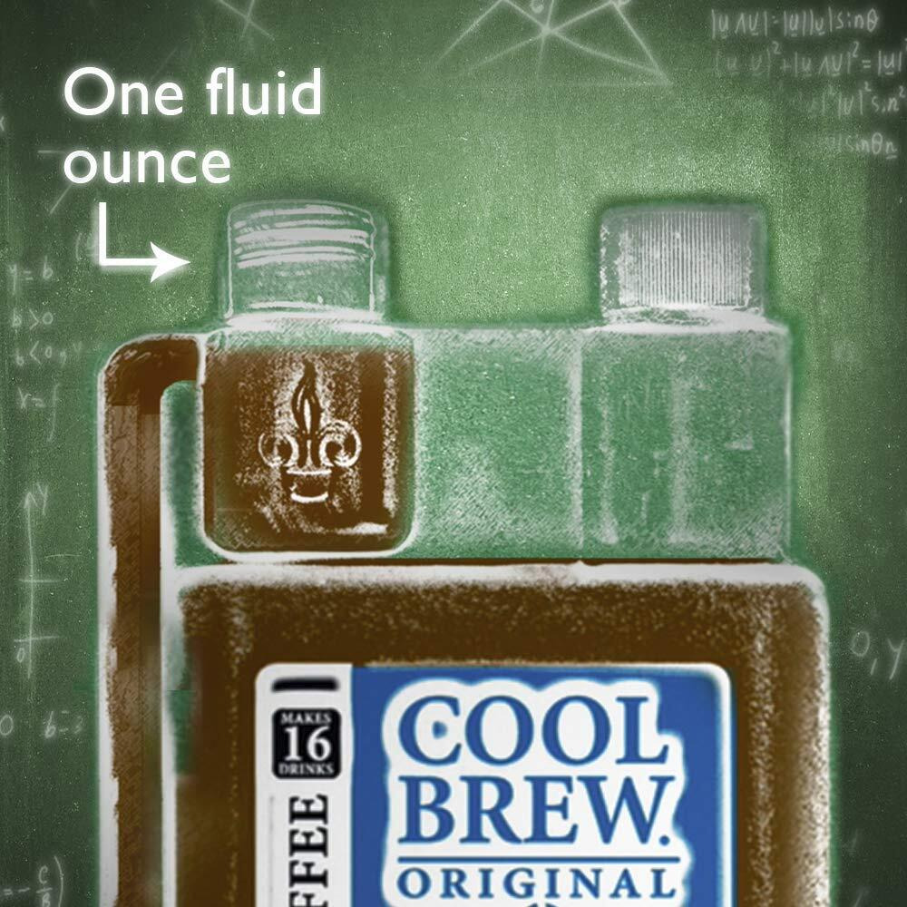Coolbrew Original 6 Pack - 32 Drinks Per Bottle - Fresh Cold Brew Liquid Concentrate - For Iced Or Hot Coffee, Unsweetened, No Preservatives