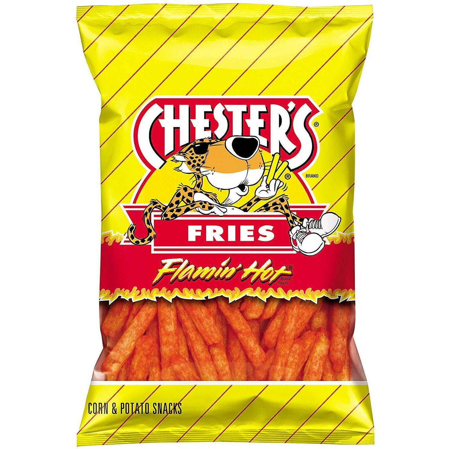 Chesters Flamin' Hot Fries, 1.75 Oz Bags (Pack Of 8)