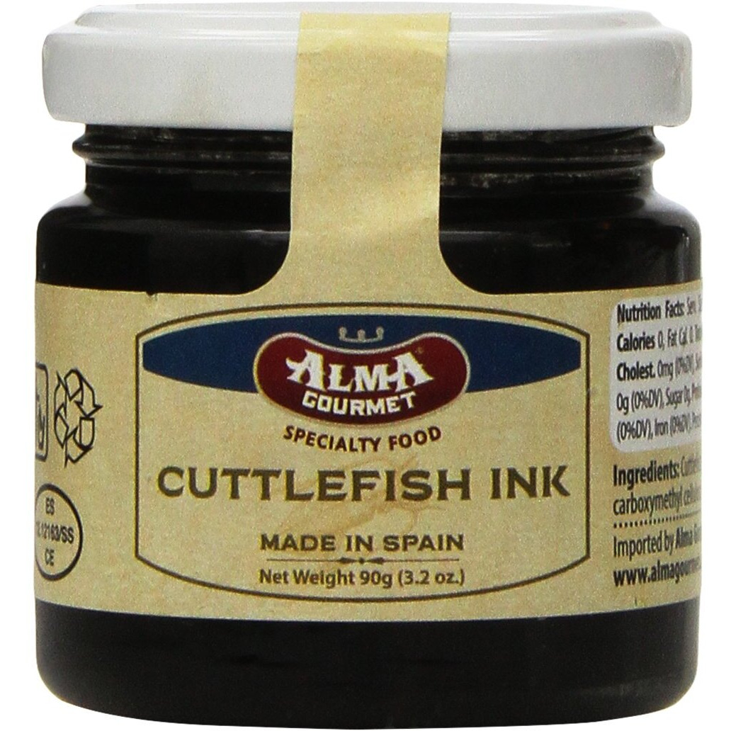Alma Gourmet Cuttlefish Squid Ink | 3.2Oz (90G) Jar