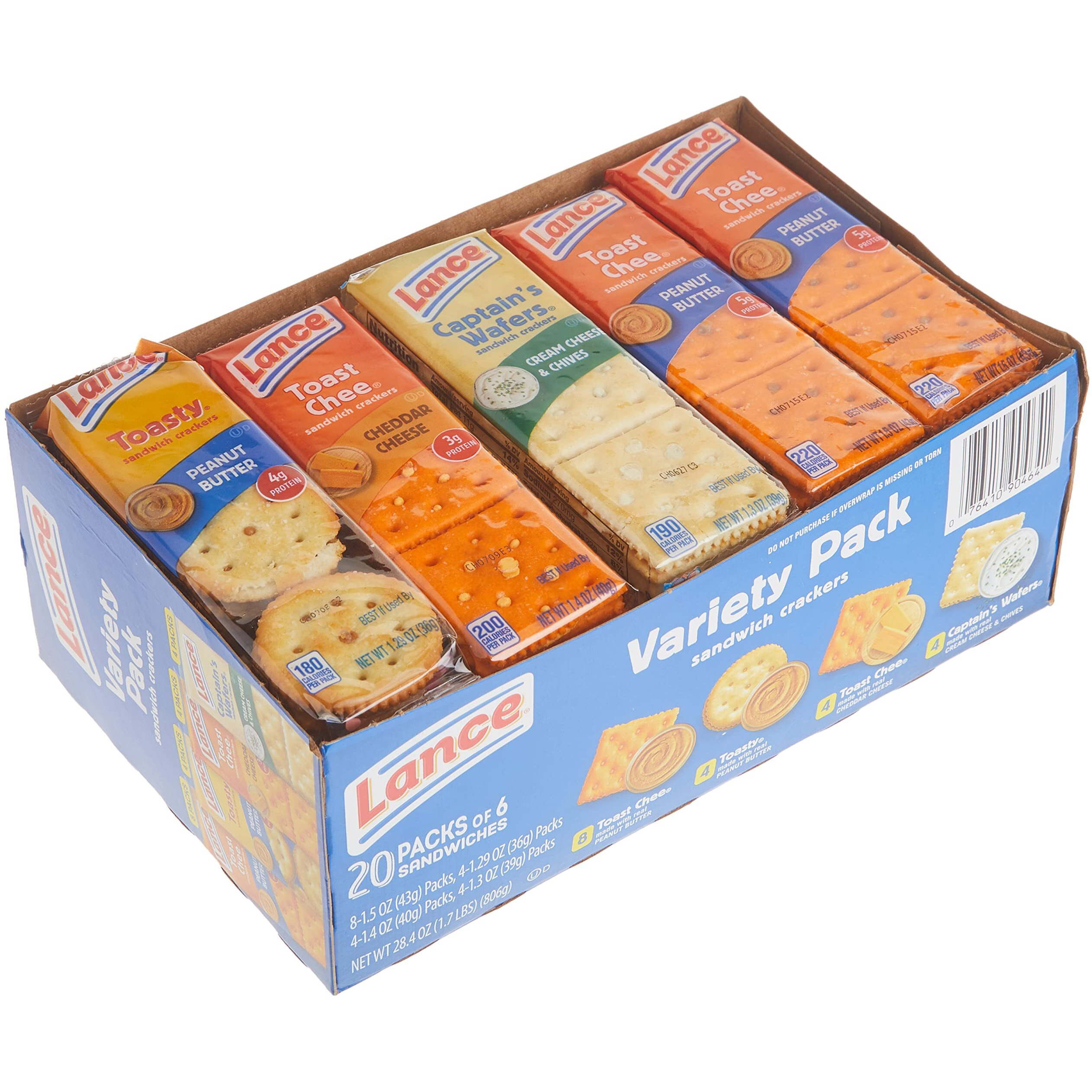 Lance Variety Pack,40 Count, (56.8 Oz Total Weight)