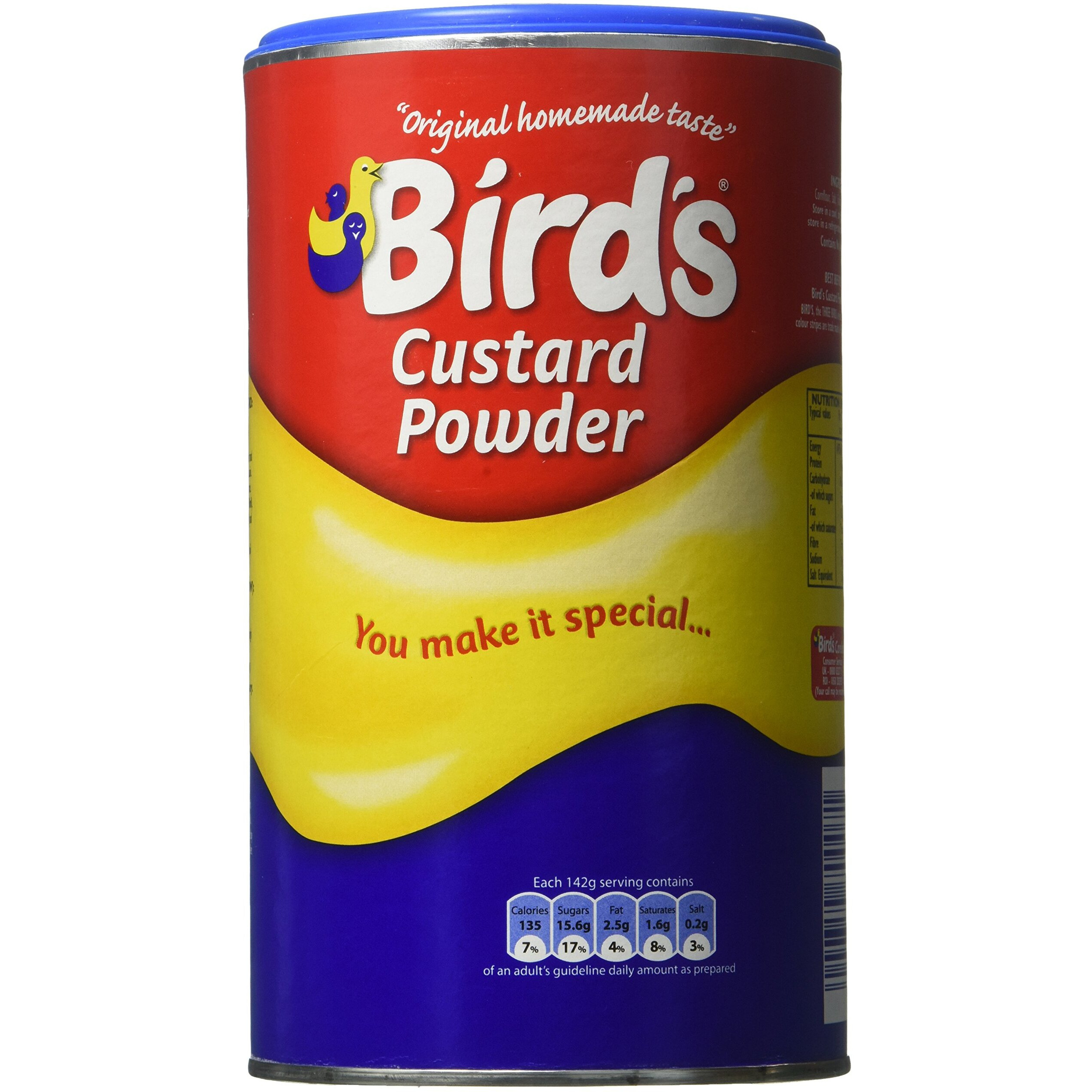 Bird's Custard Powder, 600G Canisters Pack Of 2