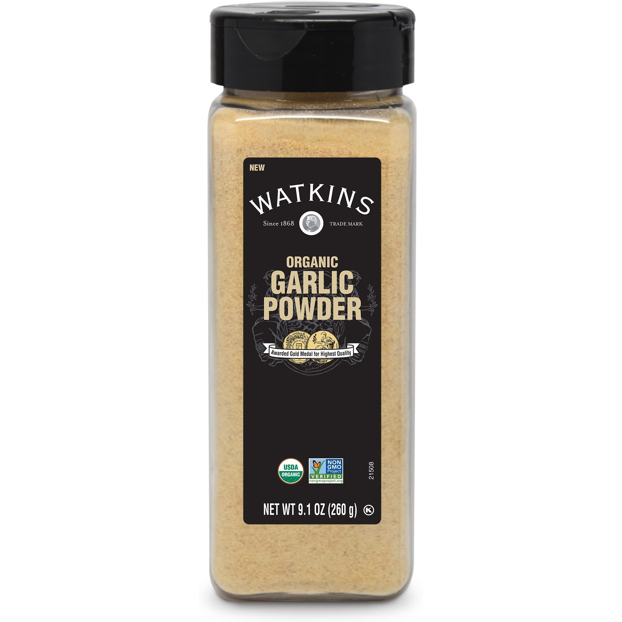 Watkins Organic Garlic Powder, 9.1 Oz., 1-Pack