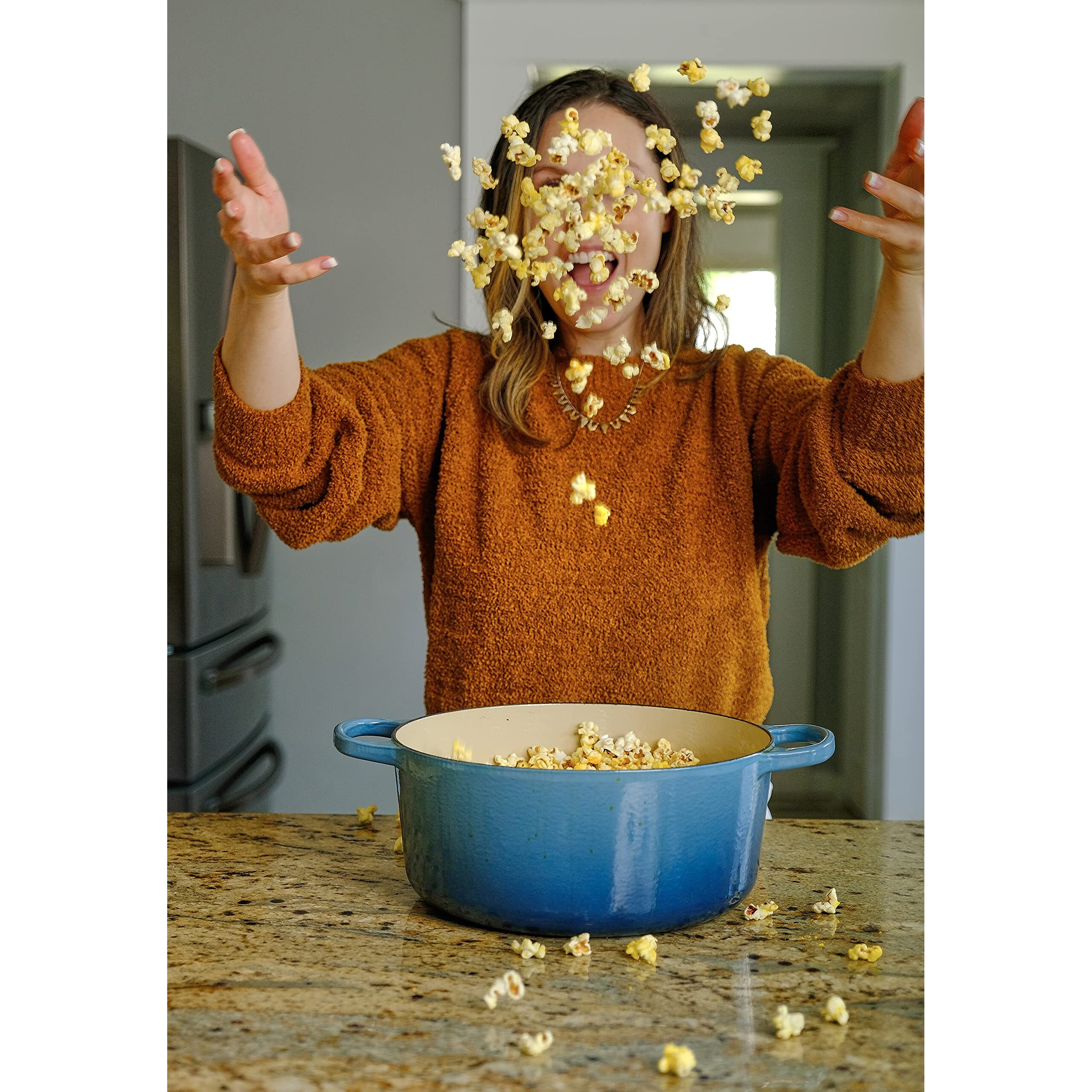 Amish Country Popcorn | 6 Lb Bag | Medium Yellow Popcorn Kernels | Old Fashioned, Non-Gmo And Gluten Free (Medium Yellow - 6 Lb Bag)