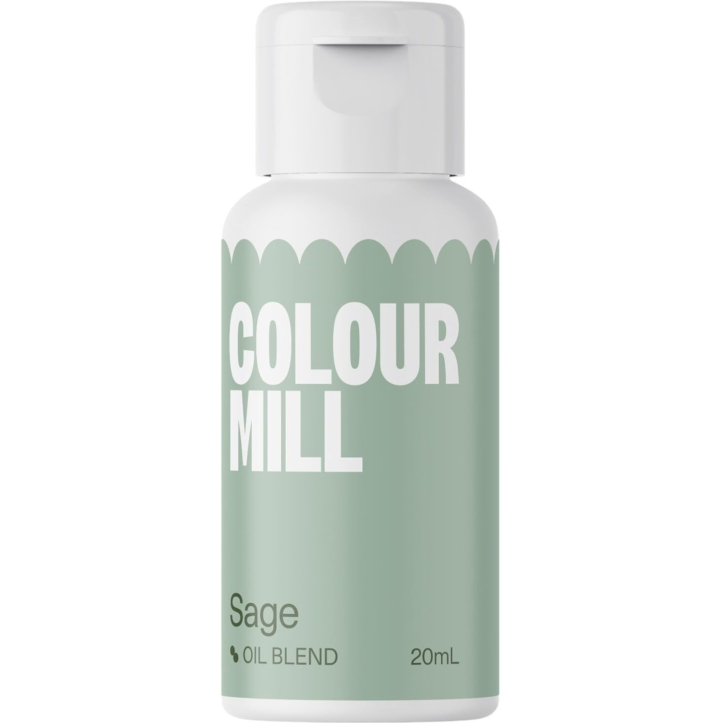 Colour Mill Oil-Based Food Coloring, 20 Milliliters Sage