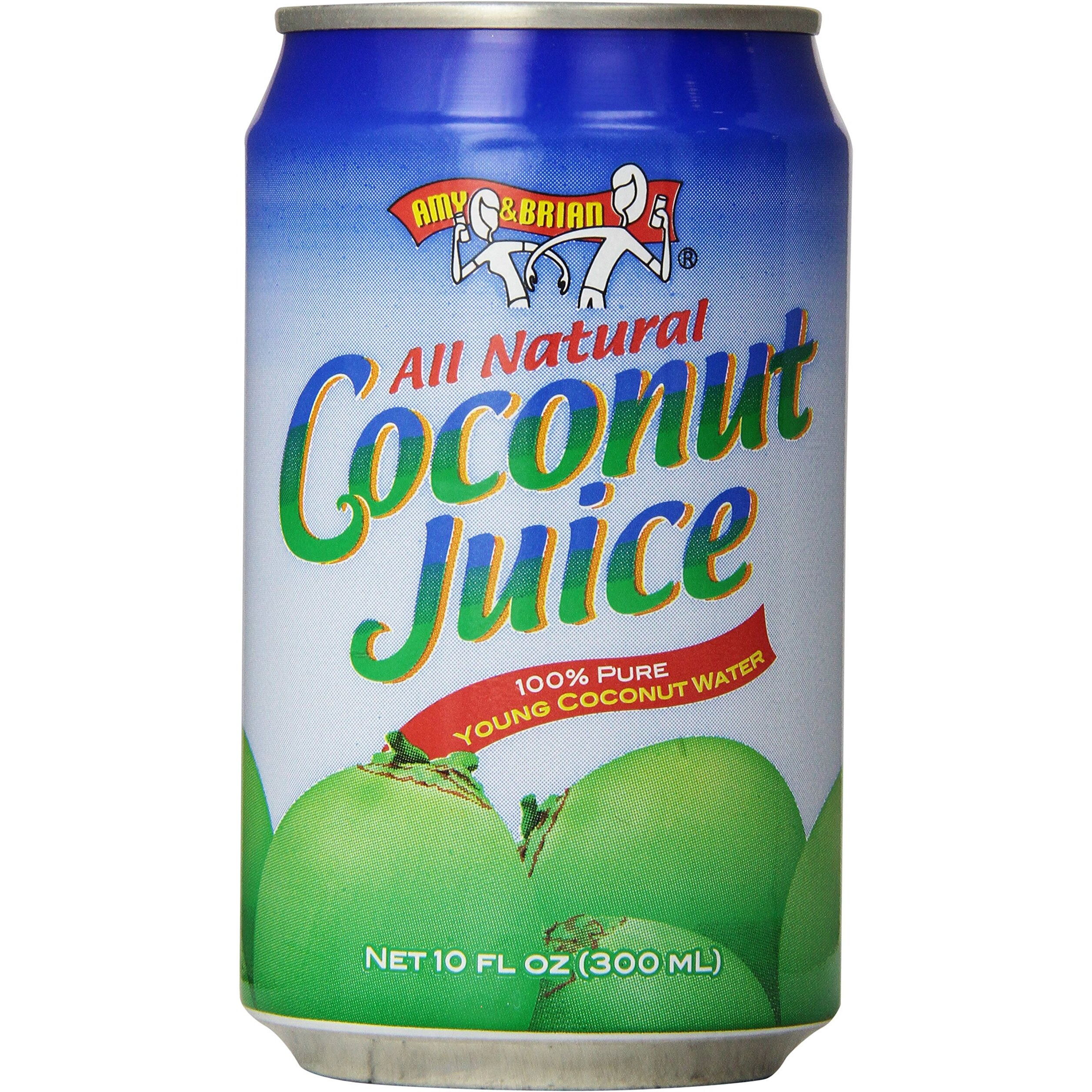 Amy & Brian Coconut Water Original, 10 Fl Oz (Pack Of 24)