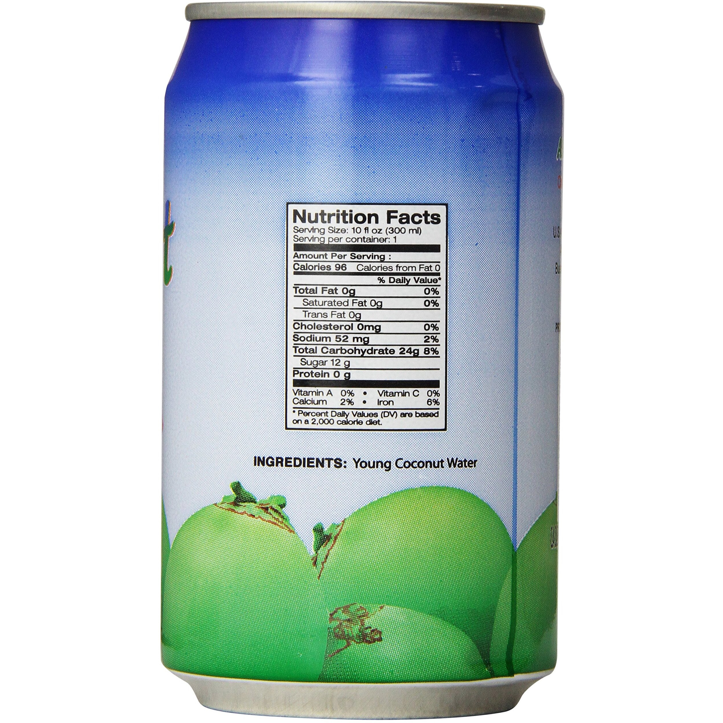 Amy & Brian Coconut Water Original, 10 Fl Oz (Pack Of 24)