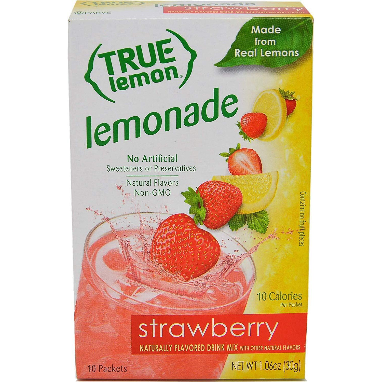 True Citrus Strawberry Lemonade , 10 Count (Pack Of 4)
